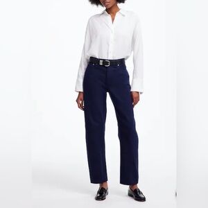 Madewell The Darted Barrel Leg Jean